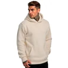 Canguru Blusão Casaco Teddy Masculino Blusa Carnerinho Masculina Duplo