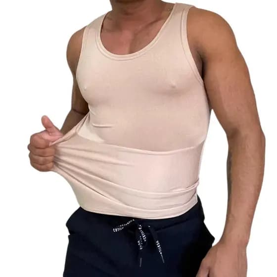 Cinta Modeladora e Postural Masculina Alta Compressão Bodyshaper - Simbiose