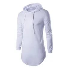 Camiseta Com Capuz Manga Longa Oversized Vcstilo Lançamento
