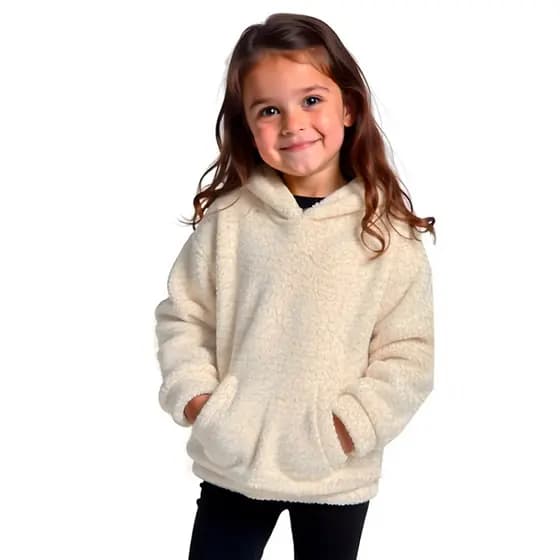 Blusa de Frio Carneirinho Infantil / Casaco Teddy Infantil Menina e Menino