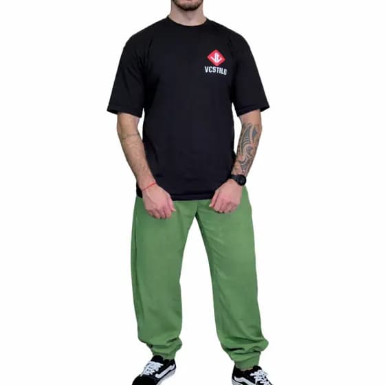 Calça Fleece Balão Original Oversized - Calça Fleece 2 Bolso