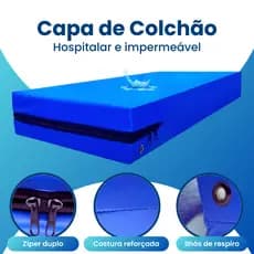 Capa Impermeável para Colchão Solteiro Napa Emborrachado