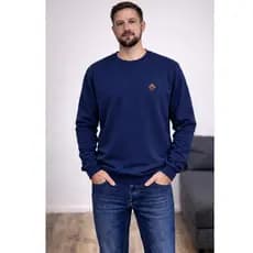 Moletom Masculino Gola Redonda Pelúciada 3 cabos Margus
