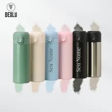 Garrafa Térmica Personalizada Água 400ml Inox Parede Dupla Colorida Botão Original