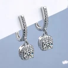 brinco gota brincos femininos brinco prata 925 brincos pequenos brinco strass moda vintage Brincos de zircônia esmeralda