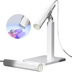 Suporte de lâmpada portátil para manicure a word Suporte multifuncional com rotação de 360 graus Lâmpada de cozimento de