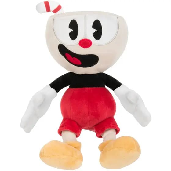 Pelúcia Personagens CupHead 25cm de altura Xicrinho e Caneco Para Crianças