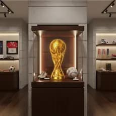 Troféu Copa do Mundo Réplica Realista Futebol Taça Decoração Estante Presente Colecionador