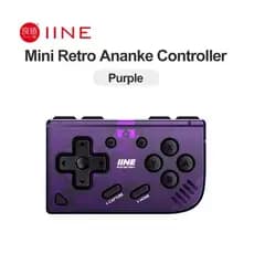 Controlador De Jogo IINE Mini Retro Ananke Com Função Turbo E Joystick Intercambiável Switch Pc Android
