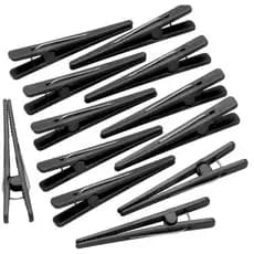 Clips Grande Cabelo Plástico Santa Clara Kit 12 unidades Bico De Pato