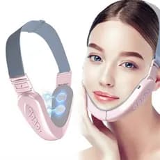 Máquina De Elevação Facial EMS Removedor De Queixo Duplo Emagrecedor Facial Linha V Mandíbula Elevador Facial Dispositivo De Aperto Da Pele Massageadores De Vibração Facial