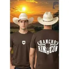 Camiseta Estilo Rincon Procedimento Da Tropinha Rodeio Agro Country Ram Lançamento Rancho Rincon