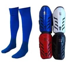 Kit Caneleira Infantil Futebol + 1 par Meião Esportivo Infantil Juvenil Esporte