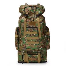 Mochila Reforçada Cargueira 80L Impermeável para Trilha e Camping