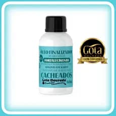 Óleo Finalizador Cabelos Cacheados e Ressecados Gota Dourada 60ml Anti-Frizz e Restauração