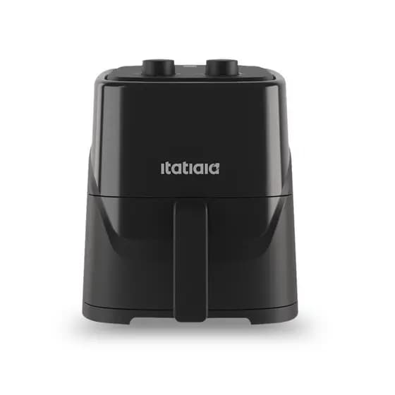 FRITADEIRA AIR FRYER ITATIAIA ANTIADERENTE 3,5L PRETA 127V 1300W COM TIMER