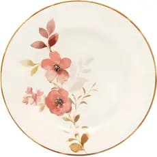 Prato Raso de Cerâmica 26cm - Chá das 5
