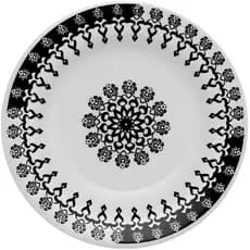 Prato Fundo em Cerâmica 21,5cm - Folk