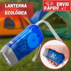 Lanterna Portatil Ecologica C/ Carregamento Manual Camping Pesca Sitio