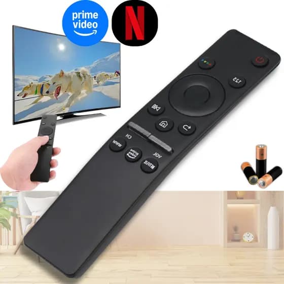 Controle Remoto Universal Compativel Para TV Samsumg LED LCD Plasma C/  Prime e Netflix