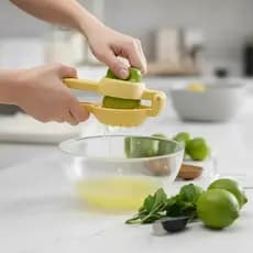 Espremedor De Limão E Laranja Manual Giratório Extrator De Suco De Frutas Cítricas
