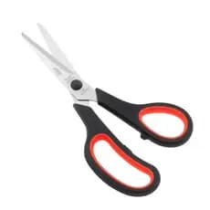 Tesoura Multiuso Inox 19cm Preta Resistente Para Uso Diário