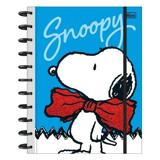 Caderno Tilidisco Universitário10 Matérias Snoopy 160 Folhas