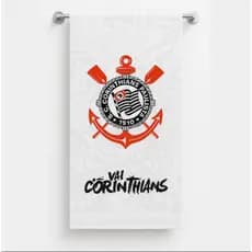 Toalha do Corinthians 100% algodão ótimo presente pais namorados e torcedores