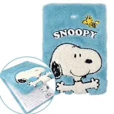 Caderno Snoopy Pelúcia Fluffy  Fofo, Decorado 80 folhas