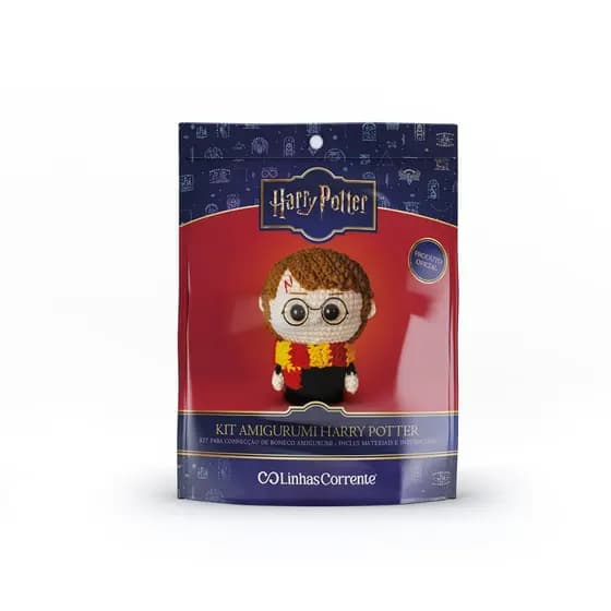 kit amigurumi coleção harry potter original licenciado faça voce mesmo