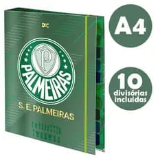 Fichario Escolar palmeiras com 10 divisórias original