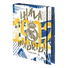 Fichario Universitario Real Madrid Com 48folhas 10 Divisórias Oficial
