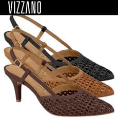 Sapato Vizzano Scarpin Feminino Salto Fino Conforto 1185.1161
