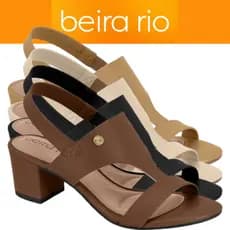 Sandália Beira Rio Salto Bloco Conforto 8246.1211