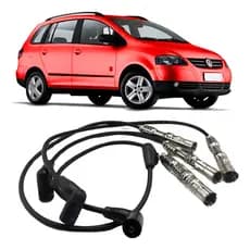 Jogo Cabo Vela Ignição Vw Spacefox Spacecross 2006 2007 2008 Preto