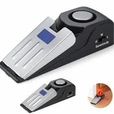 Alarme de Porta Portatil Com Sensor Sonoro Alto Antifurto Para Casa Hotel Viagem Seguranca