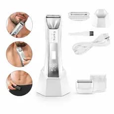 Aparador Barbeador De Pelos Unisex Kemei1847 A prova de Agua Maquinhinha Shave Lamina De Ceramica.
