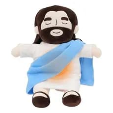 Pelúcia Menino Jesus (AZUL) - Tira Ansiedade - Perfeito para dormir - Páscoa e Natal