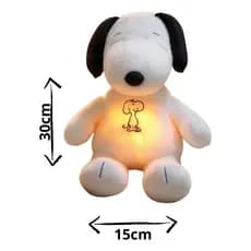 Snoopy Pelúcia Que Respira Acalma Bebê Alivia Ansiedade 30cm