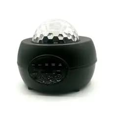 Luminária Abajur Projetor de Galáxias Estrelas Universo no Teto RGB com Som Bluetooth e Controle