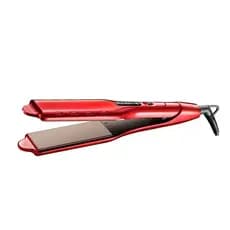 Prancha Chapinha de Cerâmica 110V 45W Profissional  - Chapa Alisadora para Cabelo Vermelho