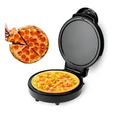 Máquina Mini Forno Grill Elétrico Redondo 110v ou 220v Ideal Para Fazer Pizza Churrasco Legumes Ovos
