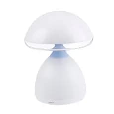 Luminária Abajur de Mesa Led Cogumelo Touch Recarregável Sem Fio com 7 Níveis de Luz Para Leitura Trabalho Estudo