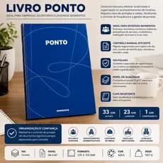 Livro Registro Controle Ponto 100 Folhas Uso Empresarial Organizador Frequencia Trabalhador
