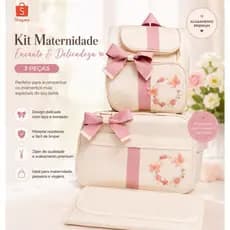 Kit Bolsa Maternidade 3 Peças | Mochila + Bolsa + Trocador | Impermeável