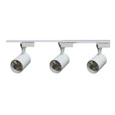 Kit Trilho Eletrifica 1m Branco C/3 Spots Led 10w BRANCO FRIO/BRANCO QUENTE