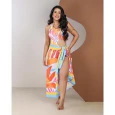 Conjunto Body Maiô Feminino Engana Mamãe Saída De Praia Premium