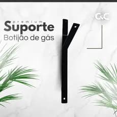 Suporte Botijão De Gás Porta Gás De Parede não manche seu piso com trava anti roubo