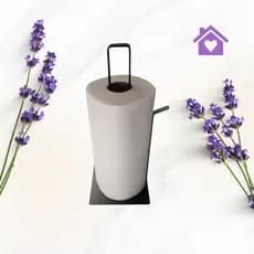 Porta Rolo Papel Toalha Suporte Vertical Mesa