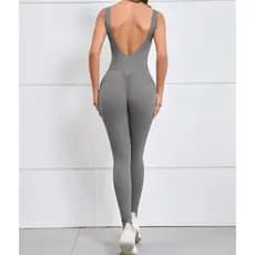 SHAMZU Beauty Backed Peach Buttocks Yoga Jumpsuit Fato De Salto De Pêssego De Secagem Rápida Para Mulheres